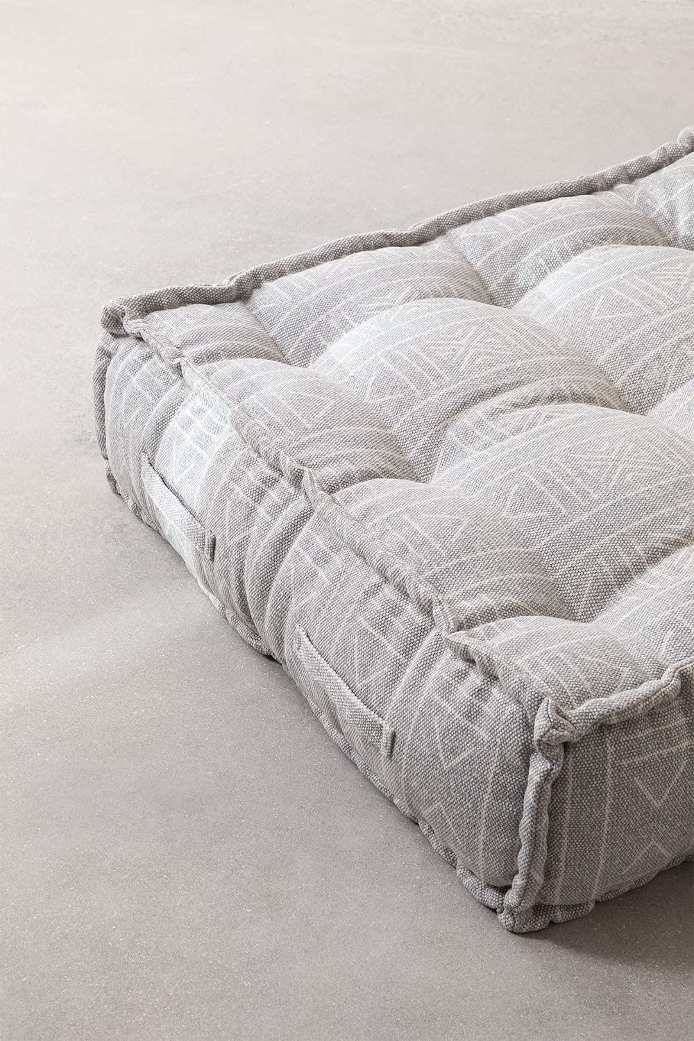 Sklum Yebel Etnico Celeste pouf divano modulare cotone
