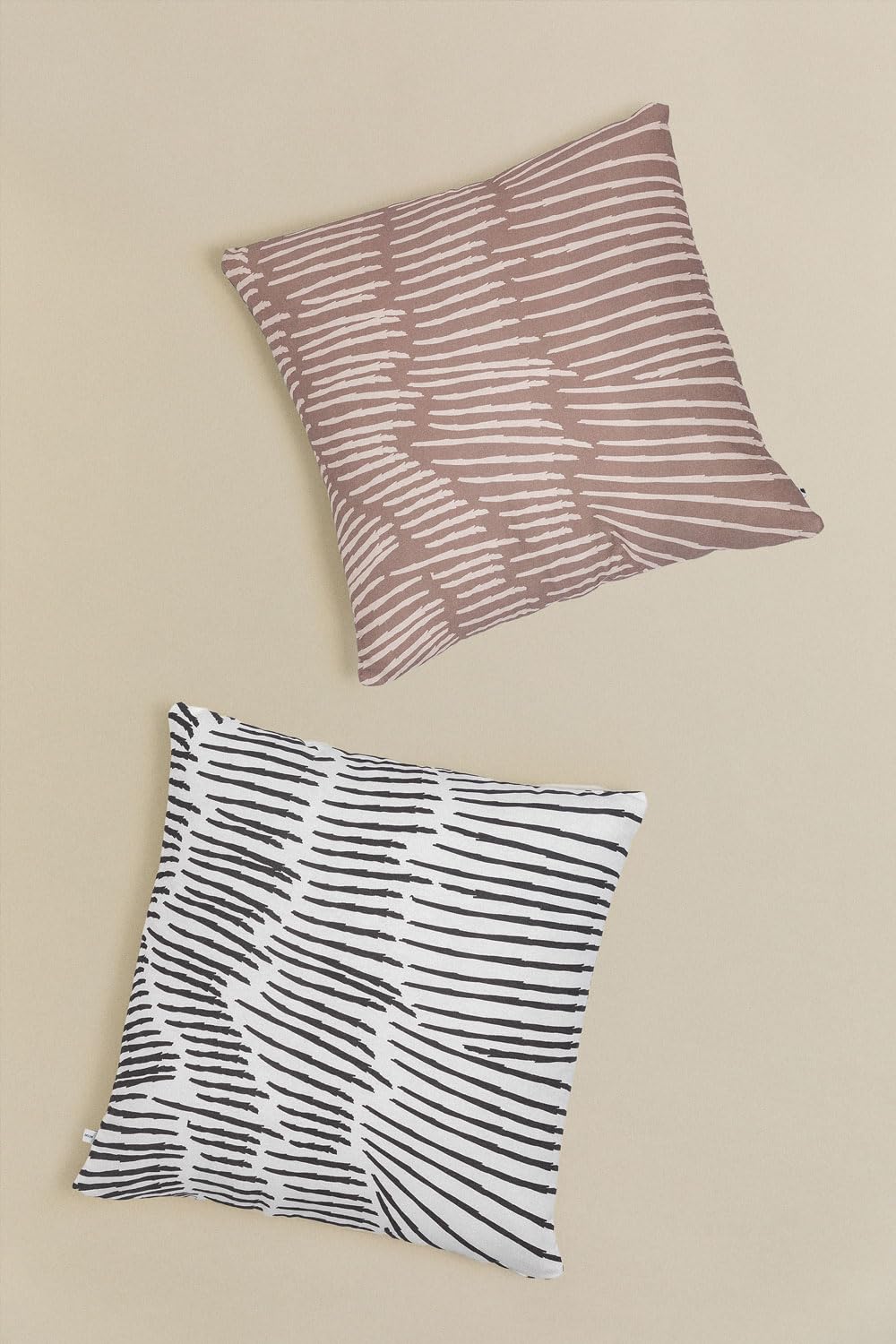 Sklum Ubongo Style federa cuscino 60x60 bianca cotone