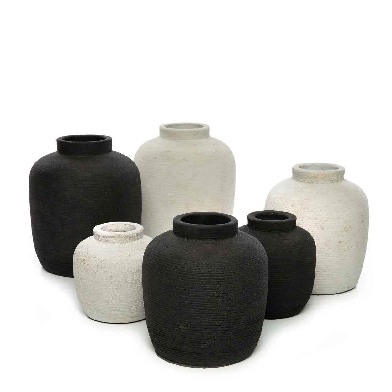 Bambua Peaky vaso nero L terracotta