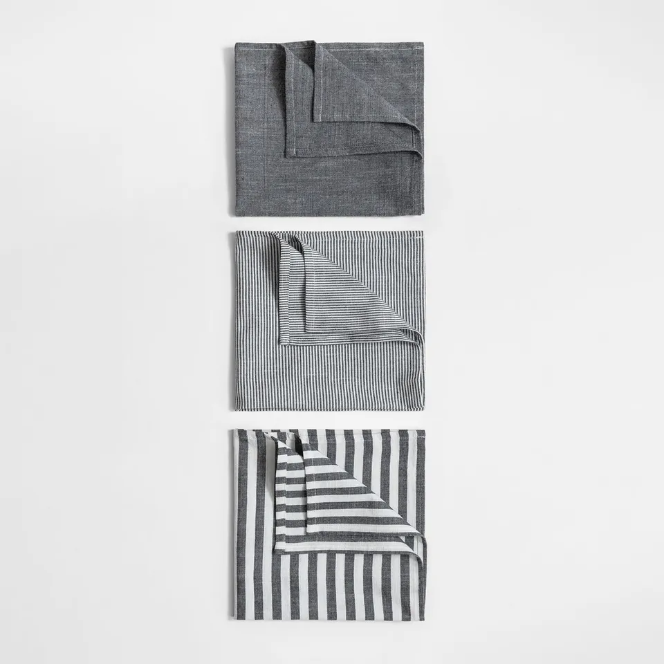 Sklum Anellia set 3 strofinacci cucina in cotone