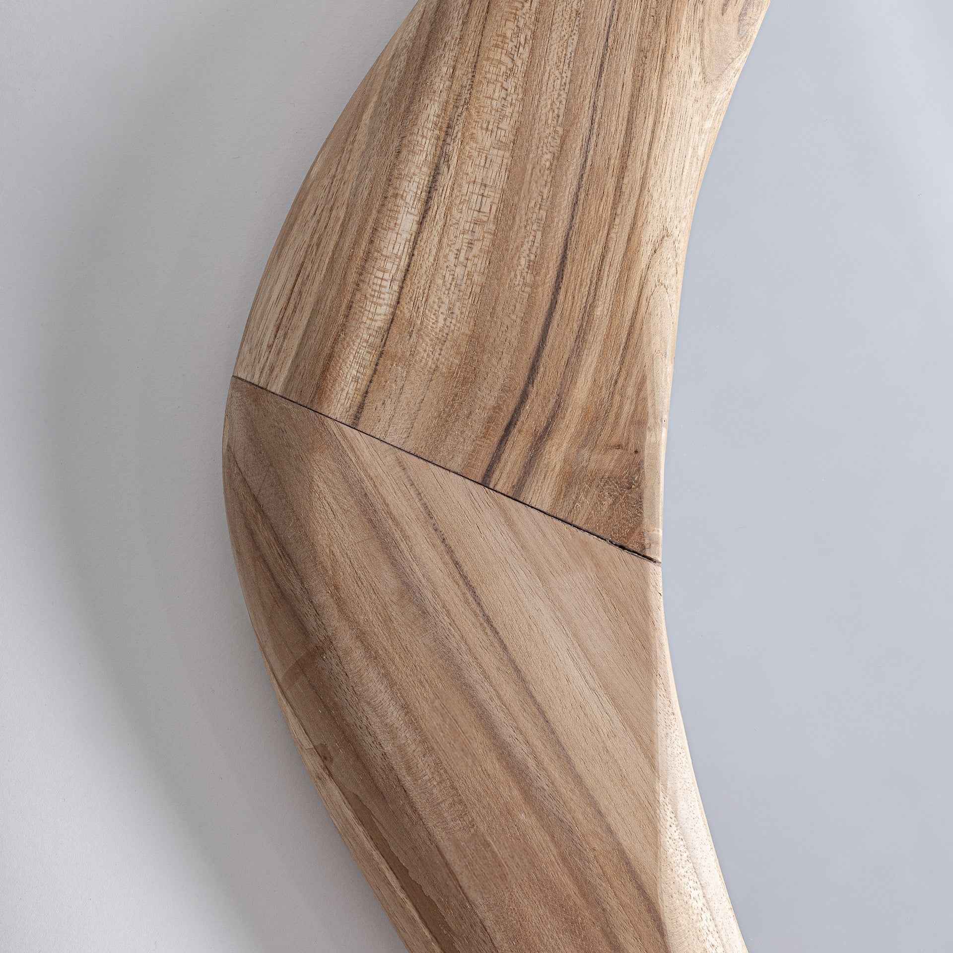 Bambua Humble specchio da parete legno mango naturale