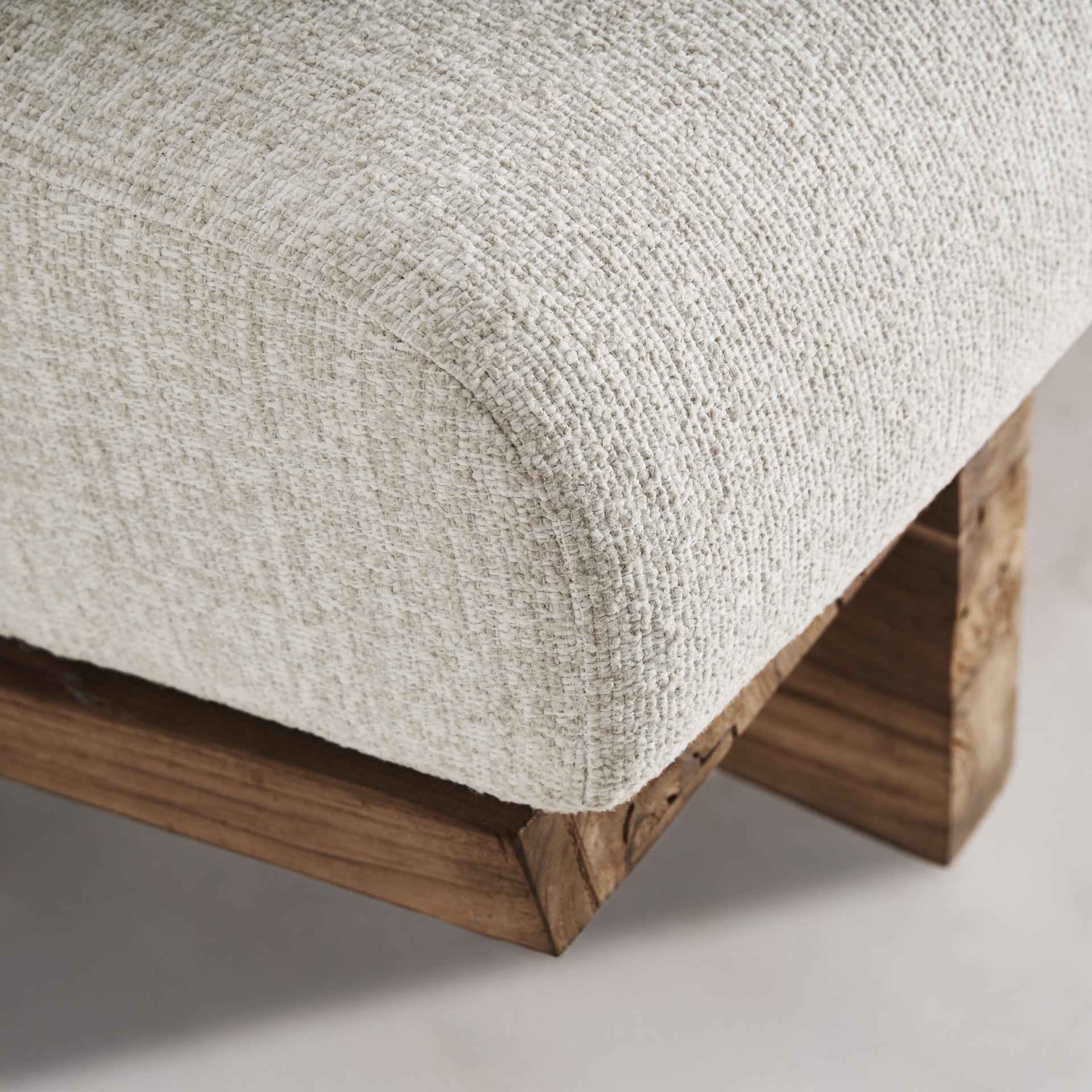 Bambua Pure Divano da Esterno Teak 3 Cuscini