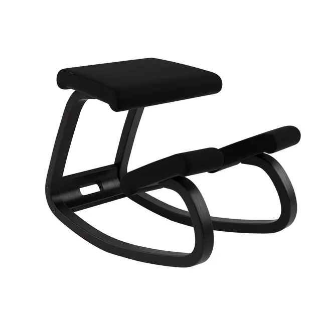 Varier Variable sedia ergonomica inginocchiata nera