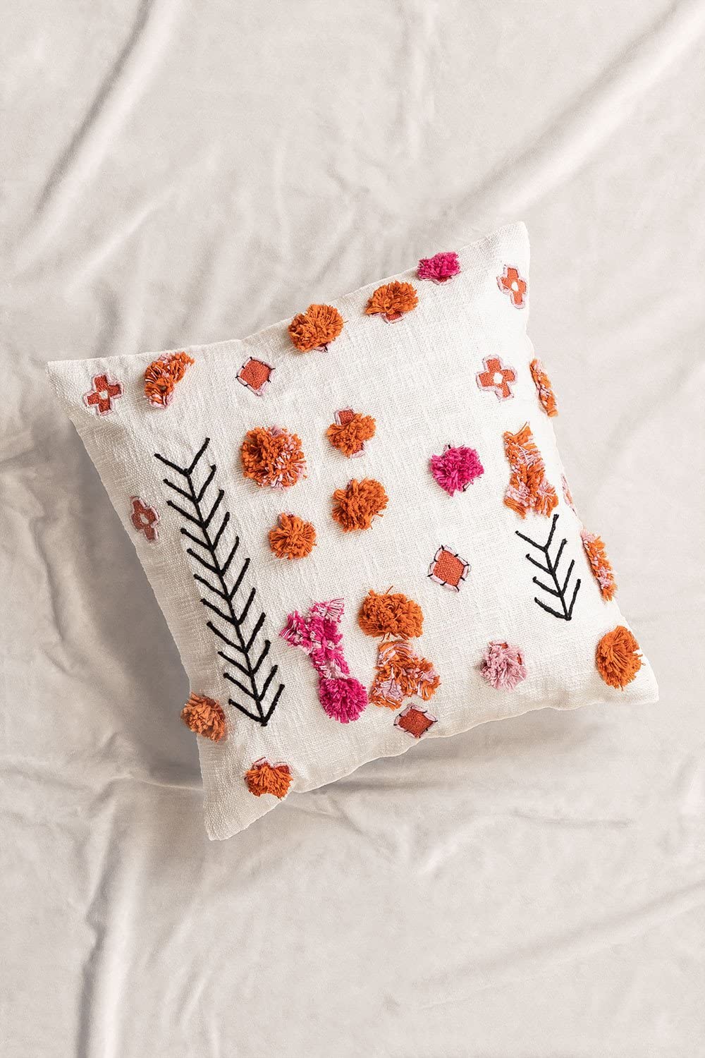 Sklum Floer Classic Cuscino Cotone 50x50 Multicolore