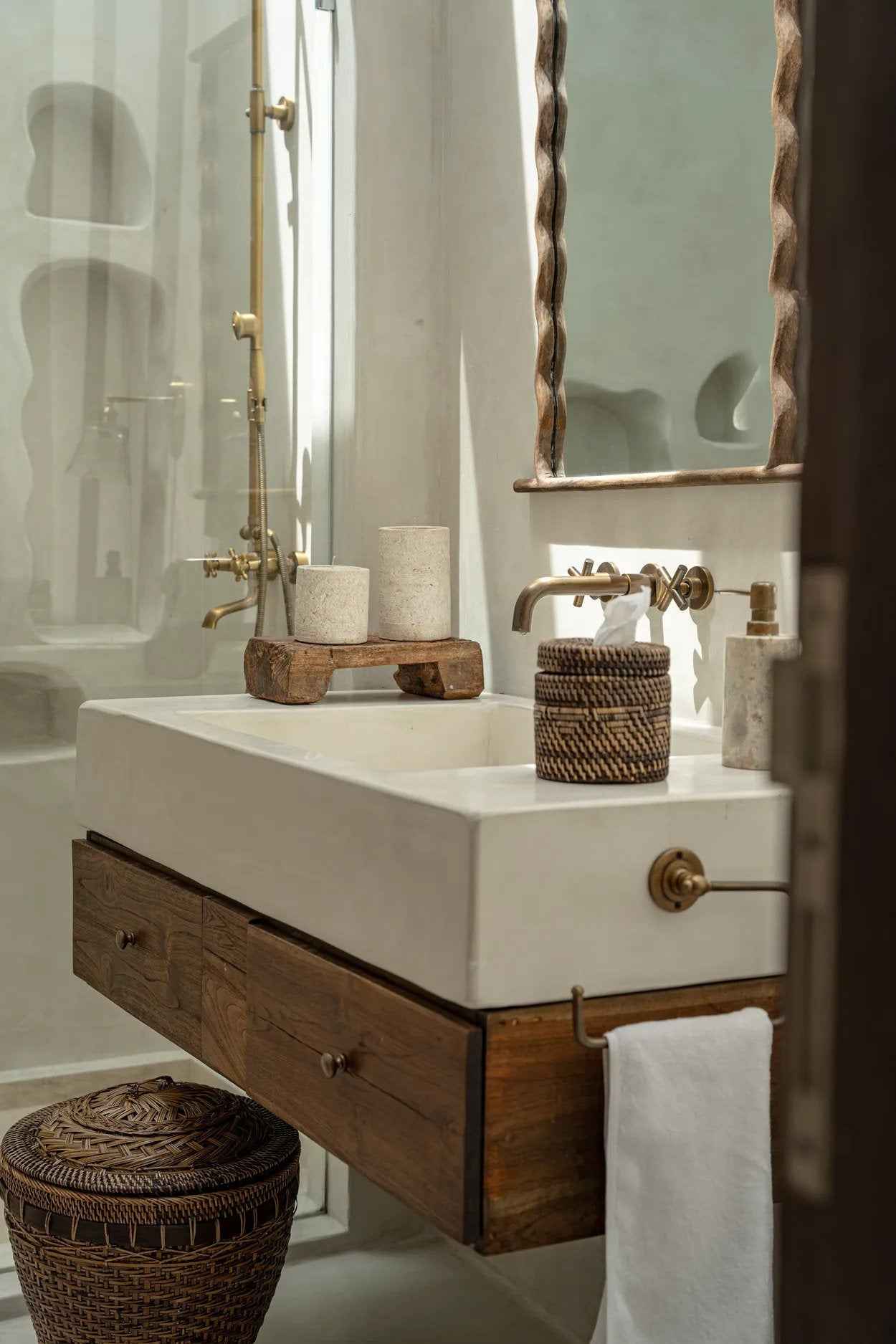 Bambua The Colonial Tissue Box portafazzoletti rattan