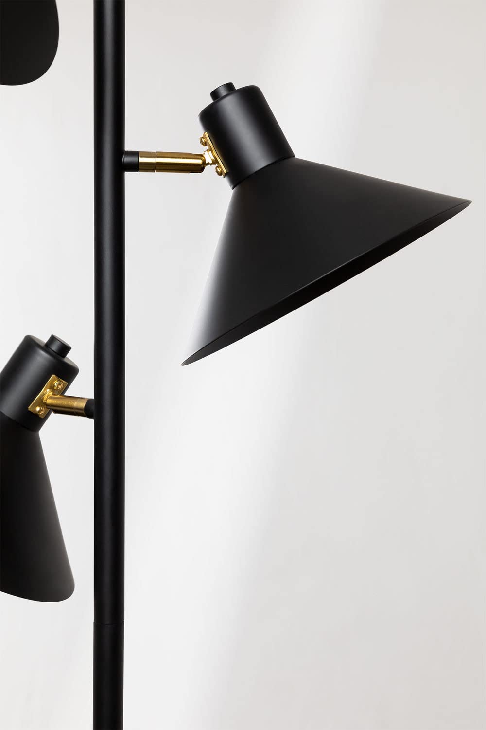 Sklum Maurice piantana ferro nero 160 cm 3 luci