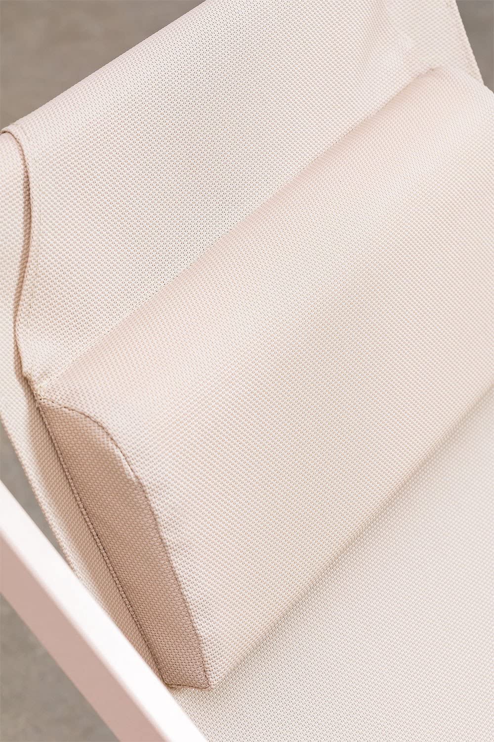 Sklum Jensy amaca pieghevole beige lino con cuscino
