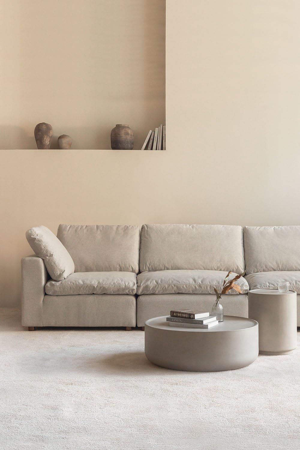 Sklum Airton divano modulare 4 pezzi poliestere 400cm