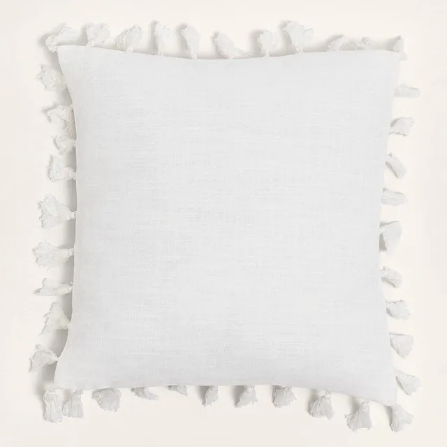 Sklum Laurent Cuscino Quadrato Cotone 45x45 Bianco