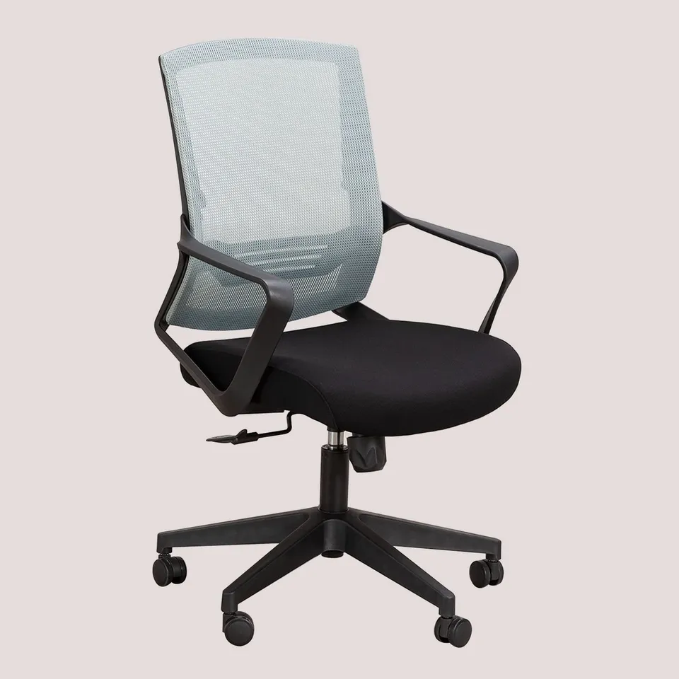 Sklum Work Colors sedia ufficio con ruote grigio nero