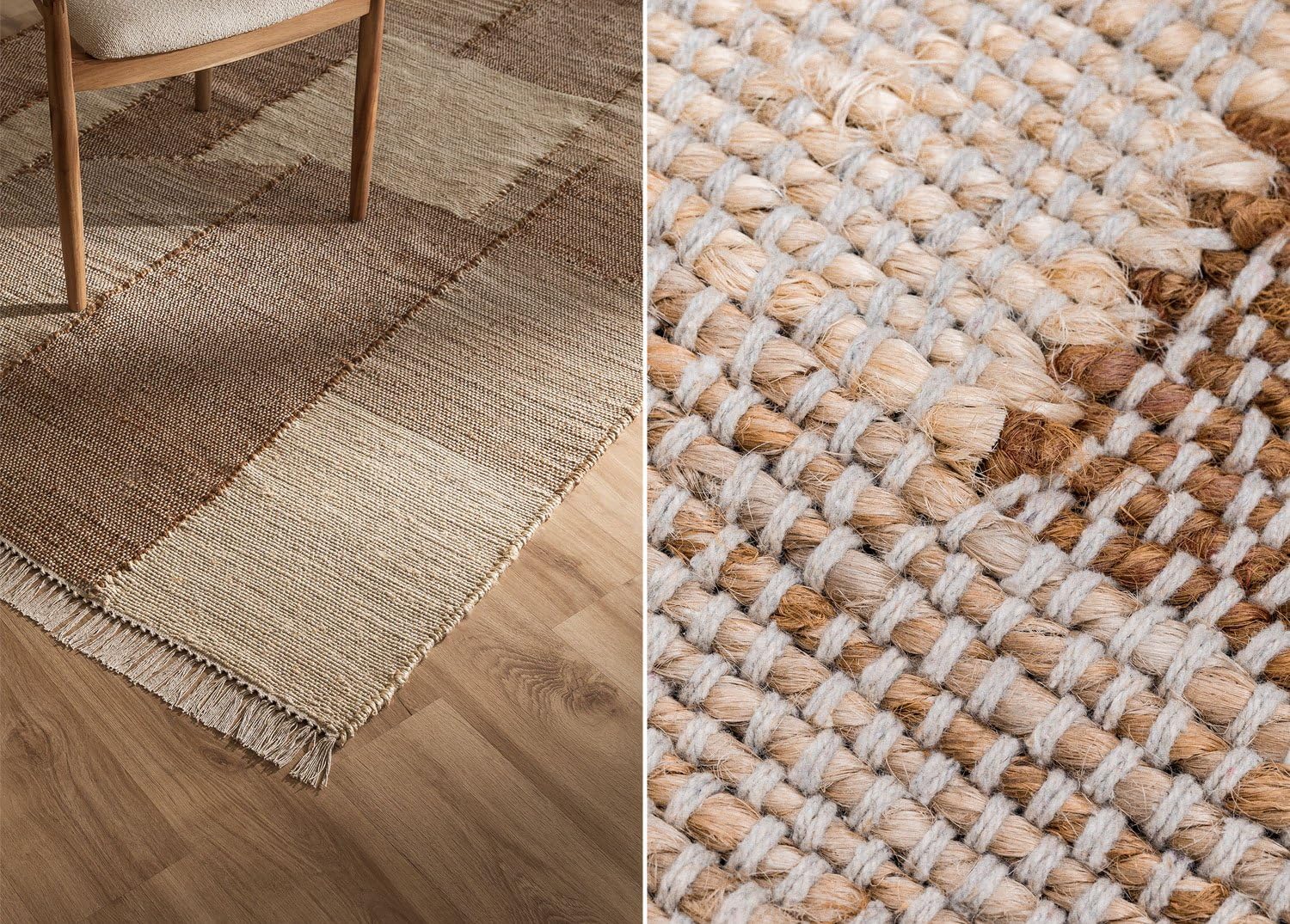 Sklum Davina Tappeto Juta Cotone 240x160 cm Geometrico