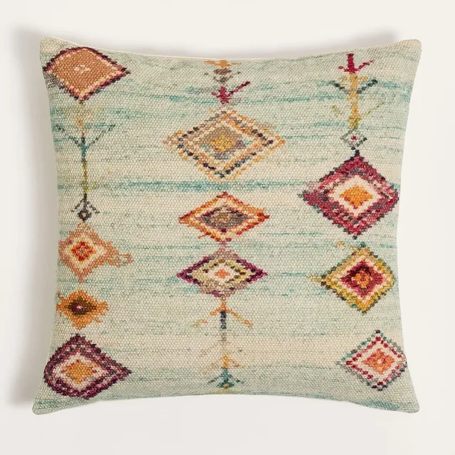 Sklum Simra cuscino quadrato 45x45 ethnic colors cotone