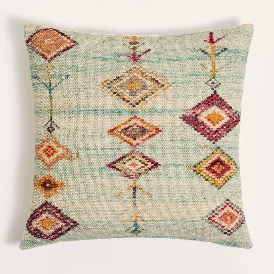 Sklum Simra cuscino quadrato 45x45 ethnic colors cotone