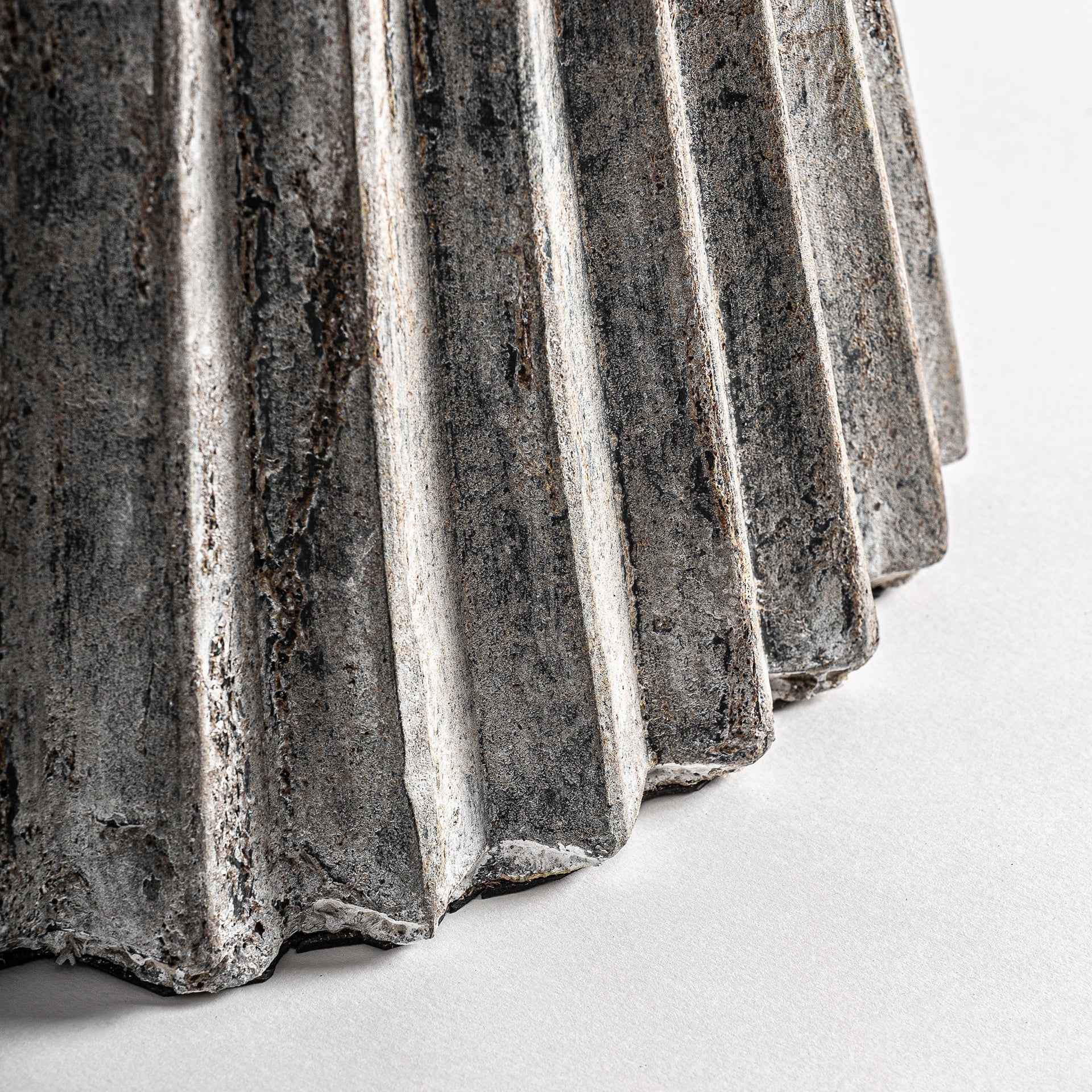 Bambua Plissé Stone vaso piante cemento pietra