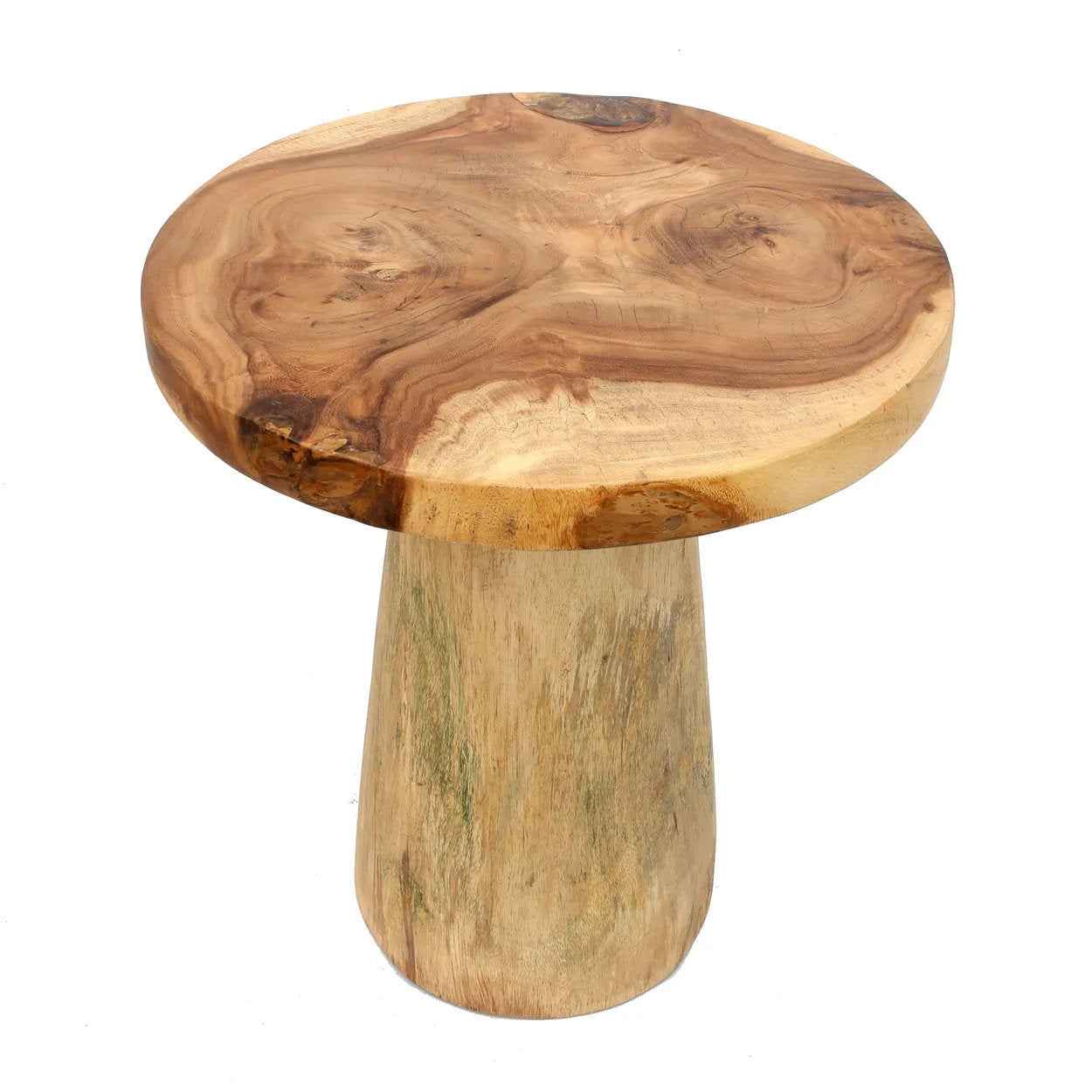 Bambua Timber Conic tavolino legno suar naturale 50