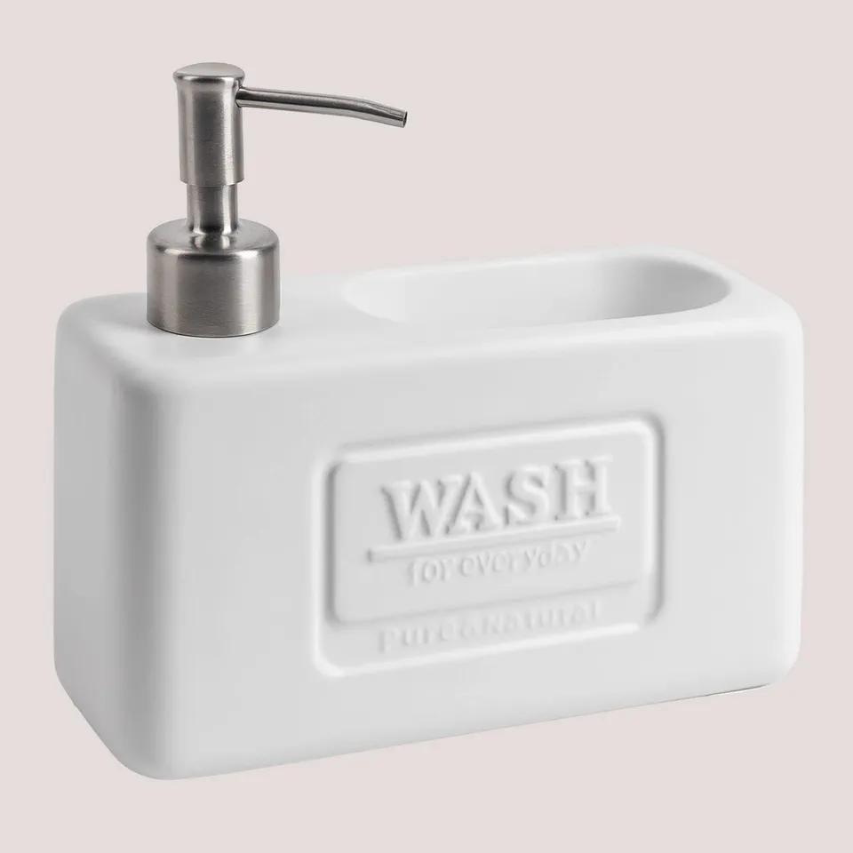 Sklum Yaddiel dispenser sapone cucina in ceramica