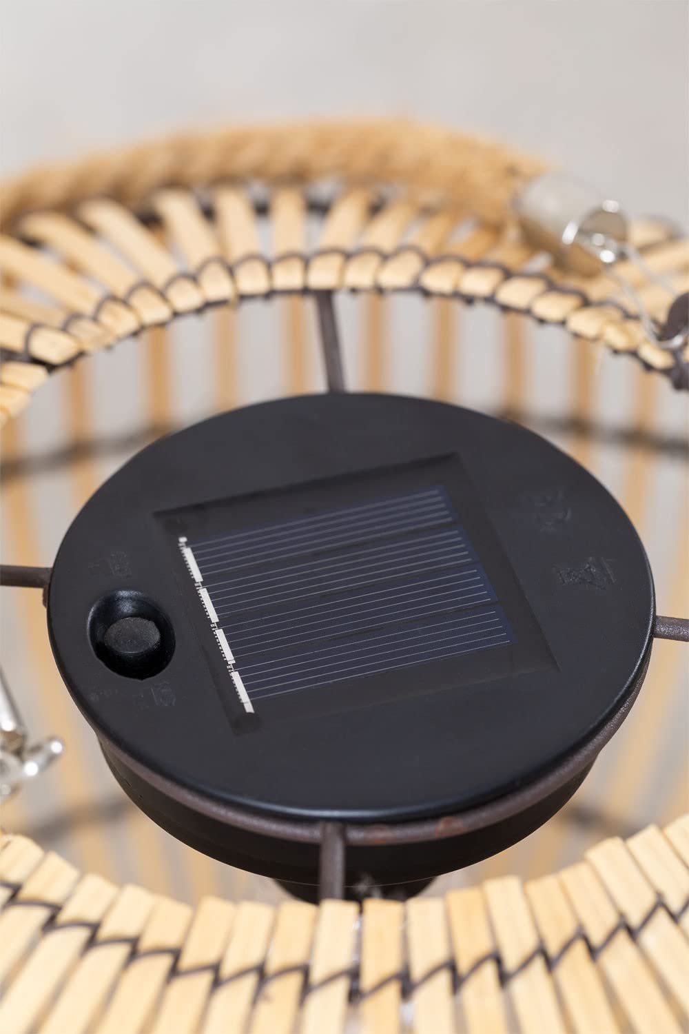 Sklum Norton Lampada Solare LED da Esterno in Rattan