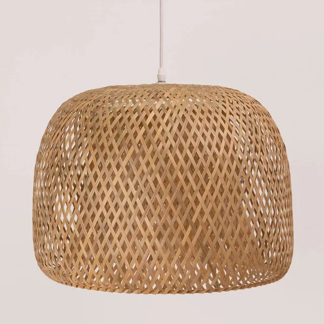 Sklum Debi Lampada da Soffitto in Bambù Naturale Ø45 cm