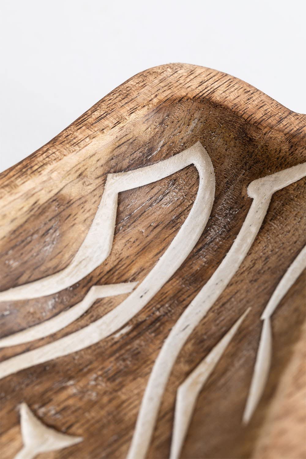 Sklum Sonte figura decorativa teschio in legno mango