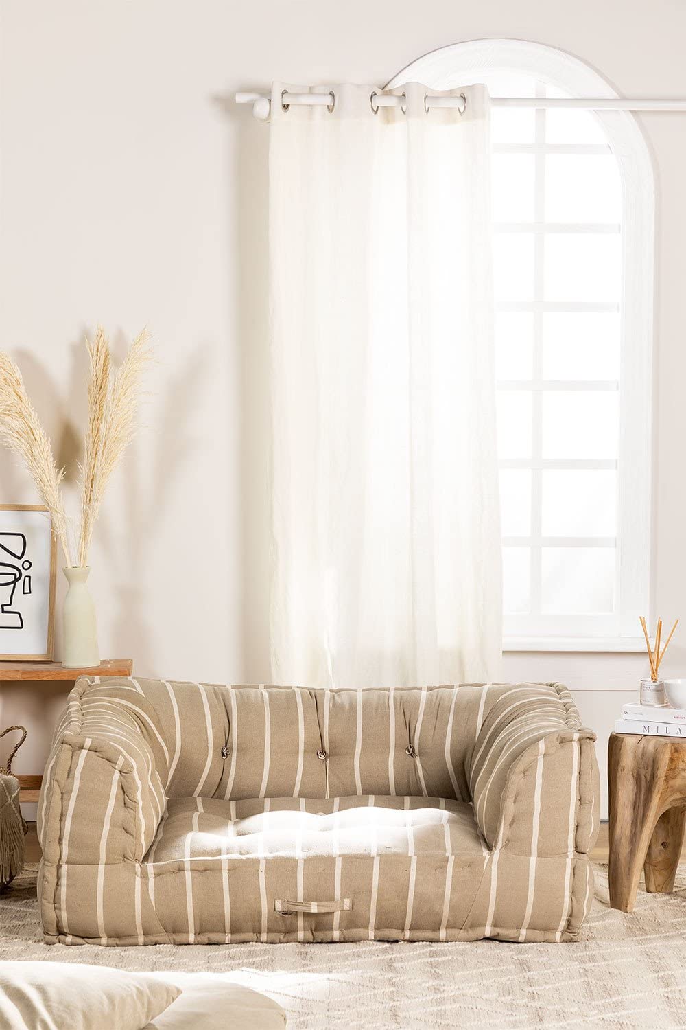 Sklum Dhel Boho divano modulare in cotone Moka