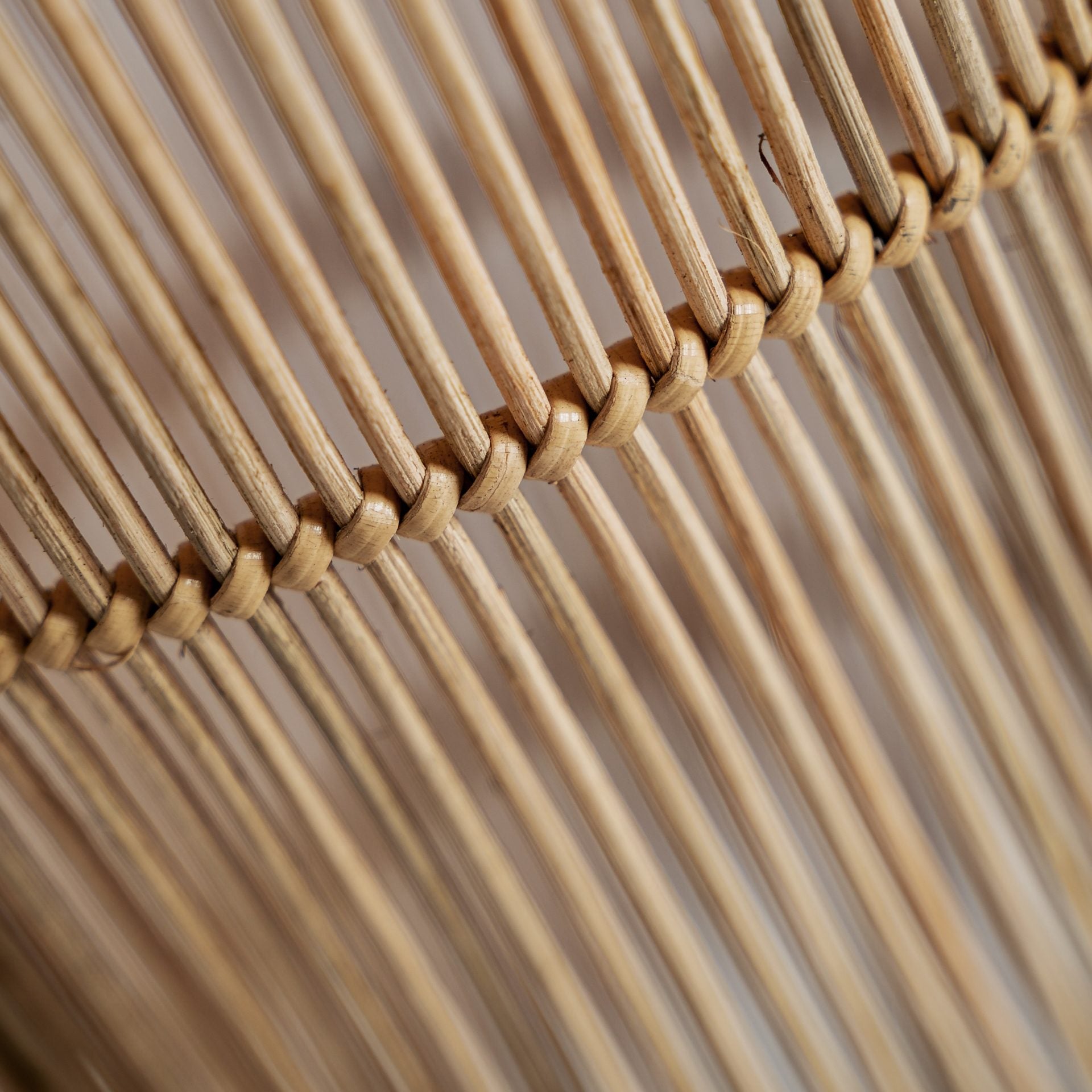 Bambua Kusse S lampadario a sospensione rattan