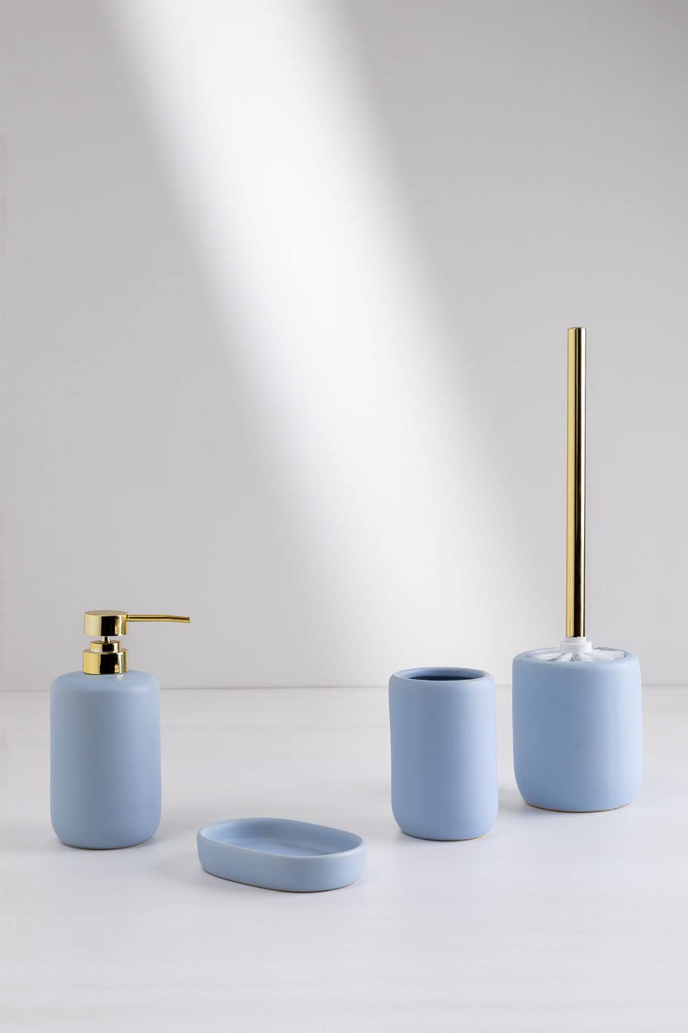 Sklum Pierk Cielo Blu dispenser sapone in ceramica