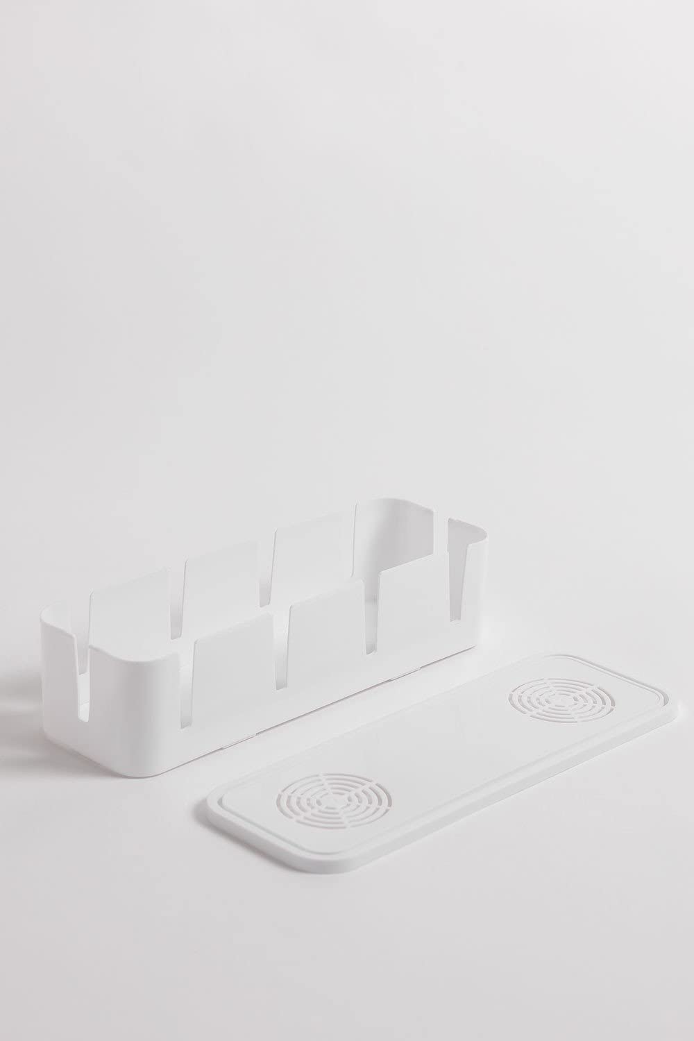 Sklum Rutter organizzatore cavi bianco polipropilene
