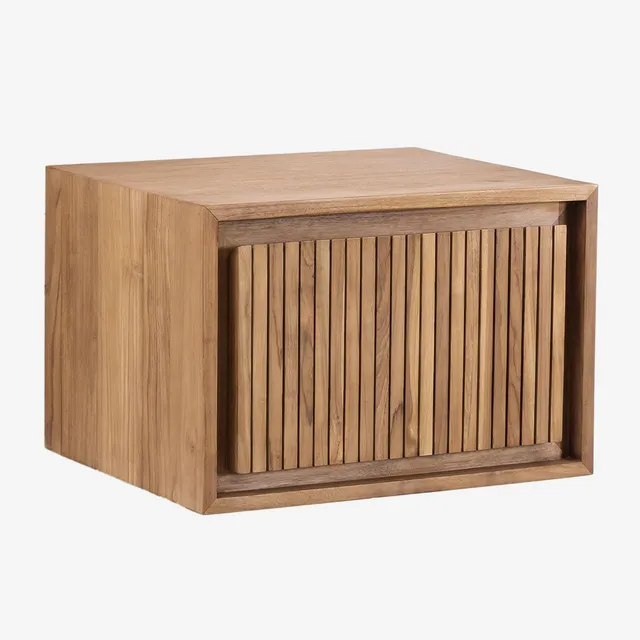 Sklum Melvil Mobile Bagno Sospeso 60 cm Legno Teak