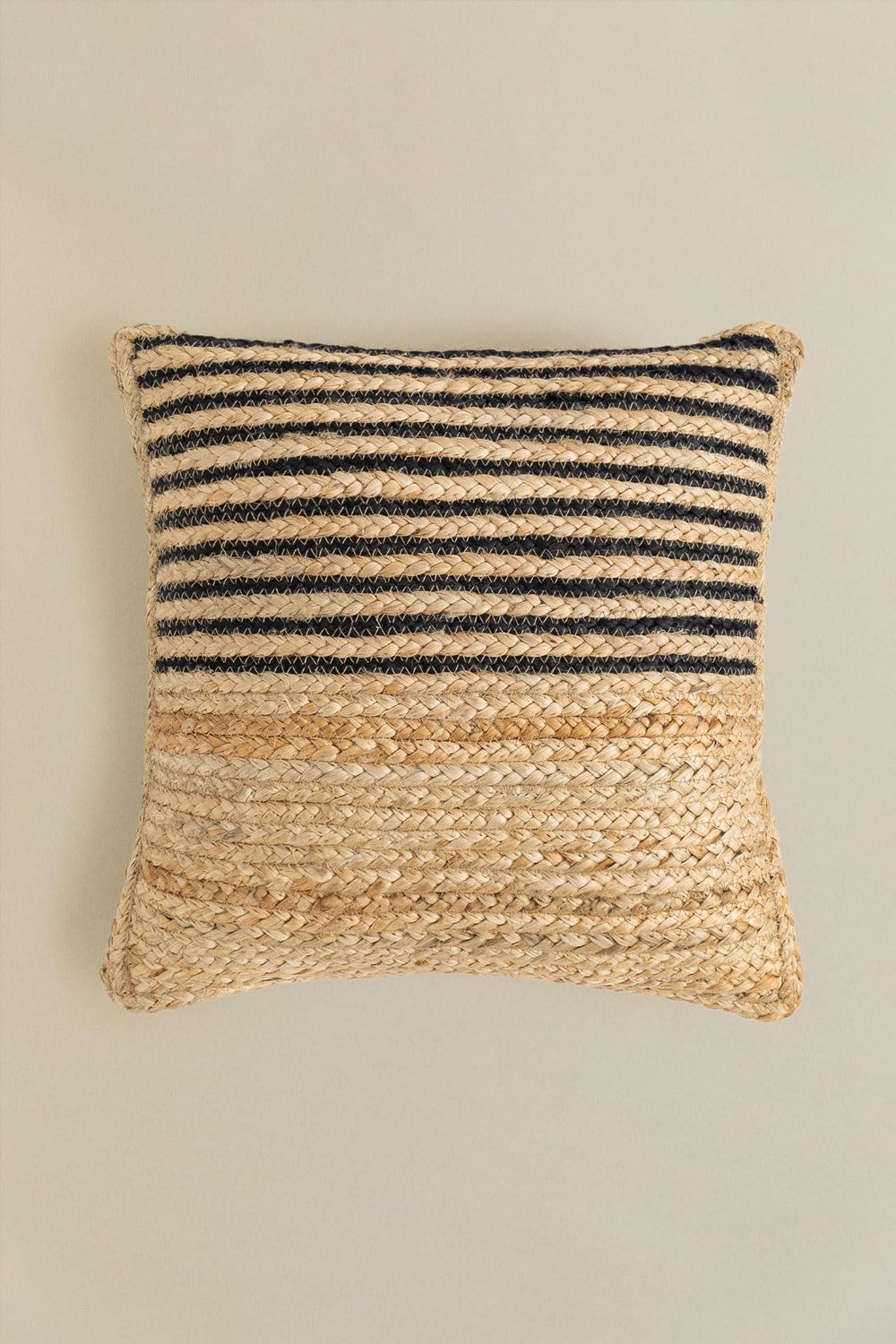 Sklum Caxias cuscino quadrato juta 40x40 cm bicolore