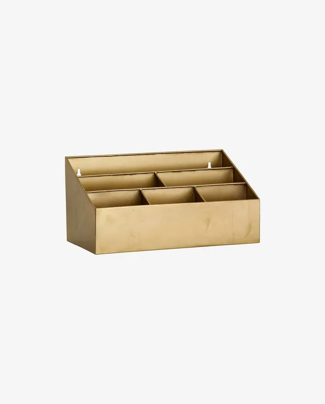 Bambua Adasi organizer 6 scomparti oro