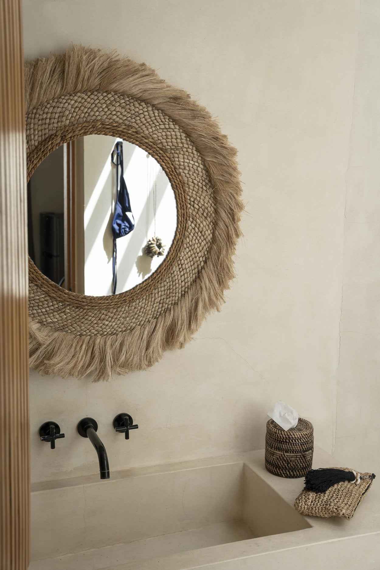 Bambua The Colonial Tissue Box portafazzoletti rattan