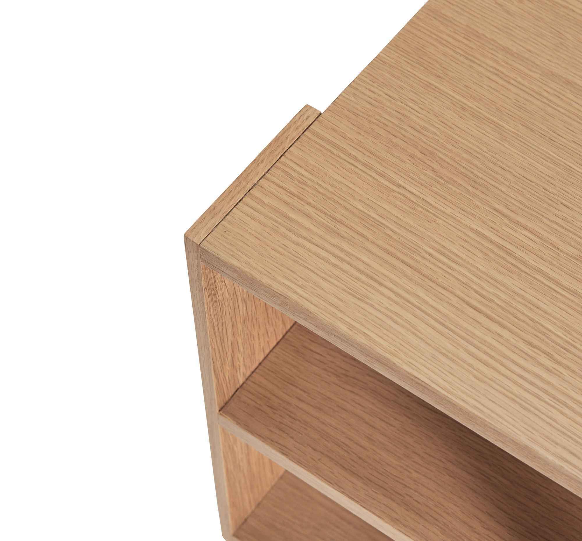 Bambua Merge tavolino rovere naturale 37x37 cm