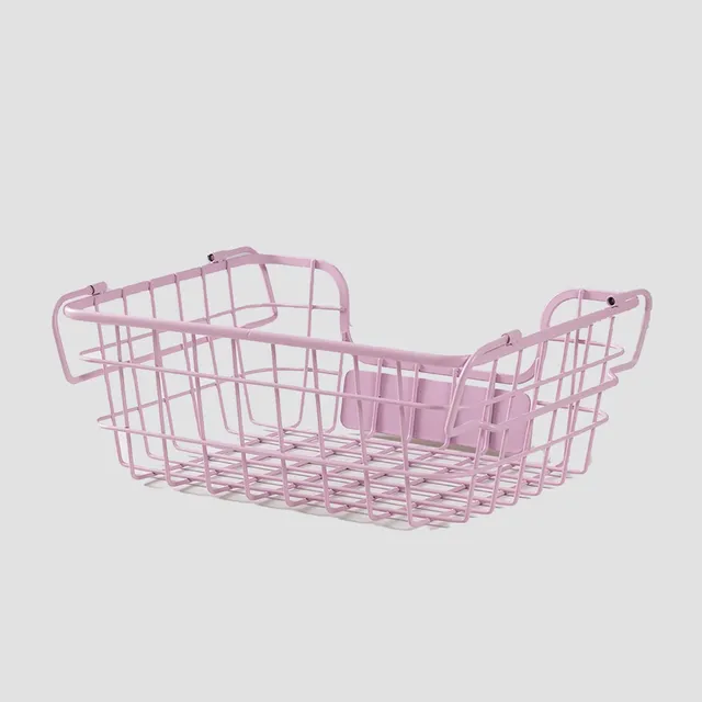 Sklum Zebat cestino portaoggetti acciaio rosa