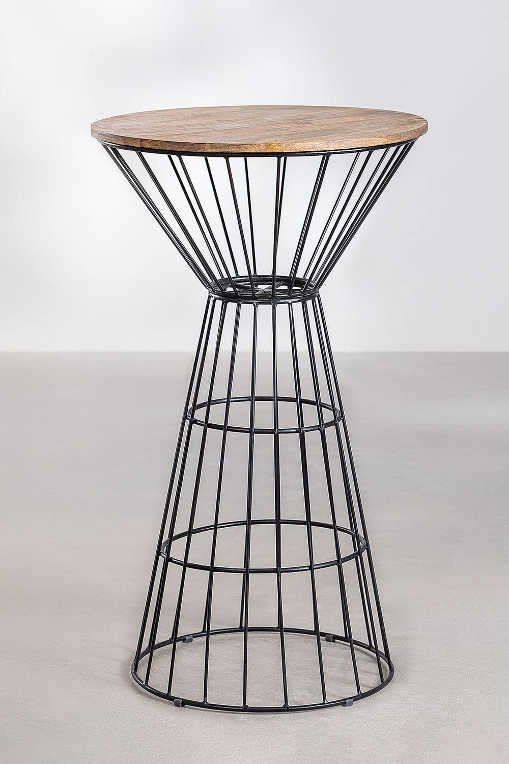 Sklum Bienny tavolo bar alto tondo Ø62 cm nero
