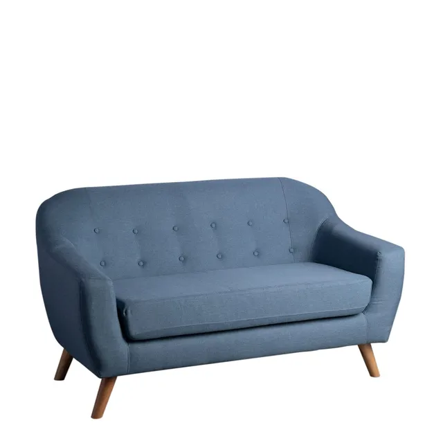 Sklum Aktic Divano 2 Posti in Lino Blu Niagara 148 cm