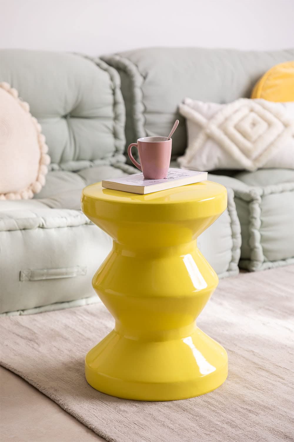 Sklum Bolöh Tavolino Ø35 cm Ceramica Lucida