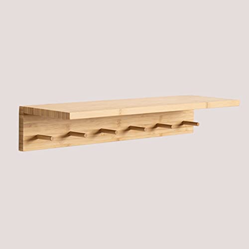 Sklum Gari appendiabiti da parete in bambù 58,5 cm