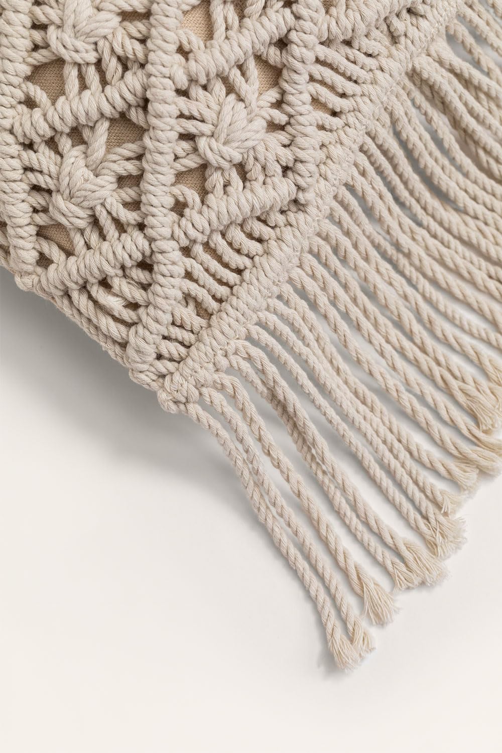 Sklum Narses cuscino quadrato 45x45 macramè cotone