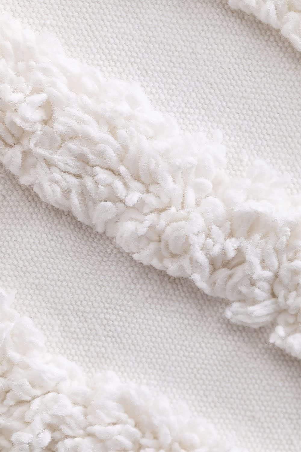 Sklum Nidia Cuscino Quadrato Cotone 45x45 Bianco