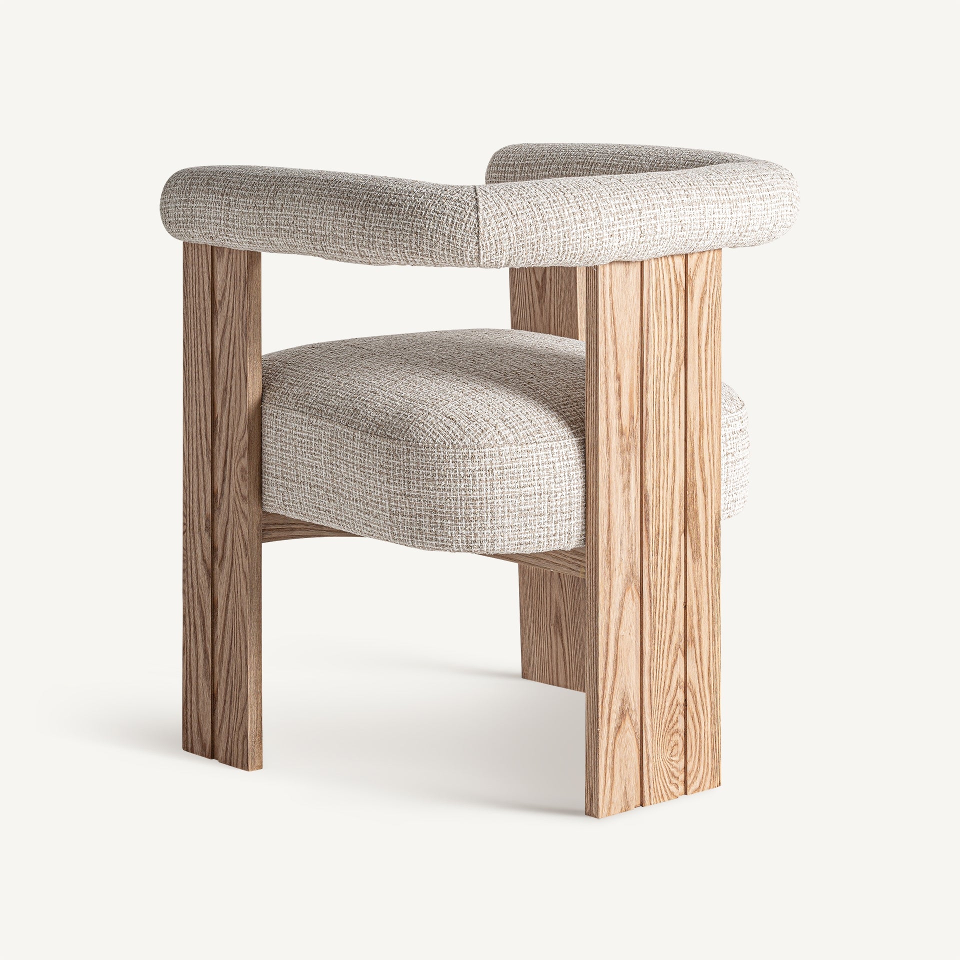Bambua Ustka poltroncina marrone beige in tessuto