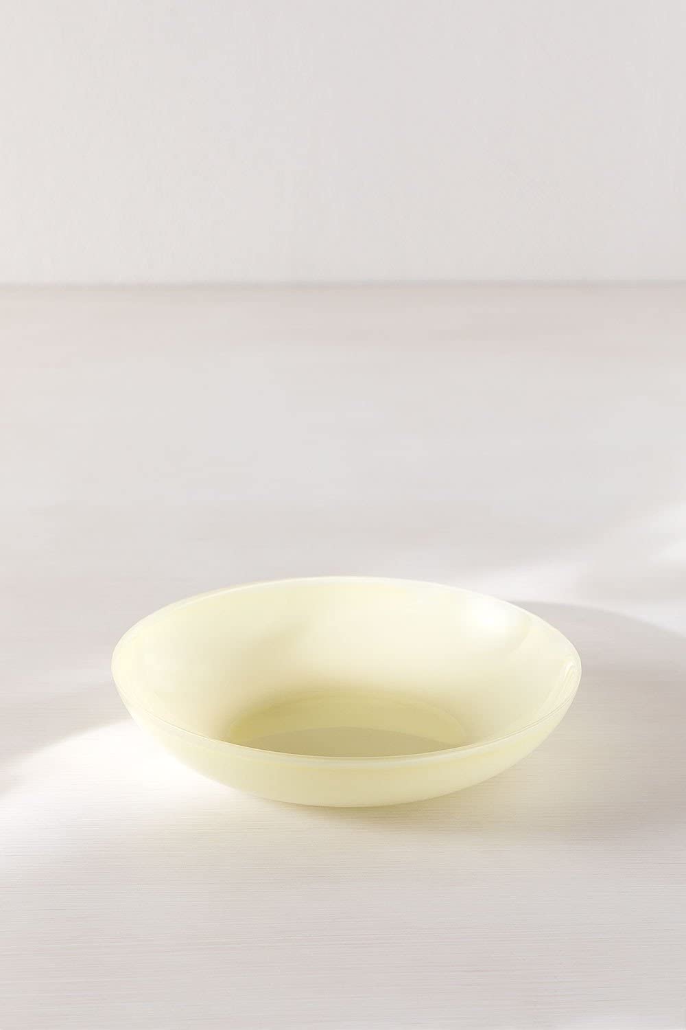 Sklum Ainara piatti fondi in vetro giallo 4 pezzi