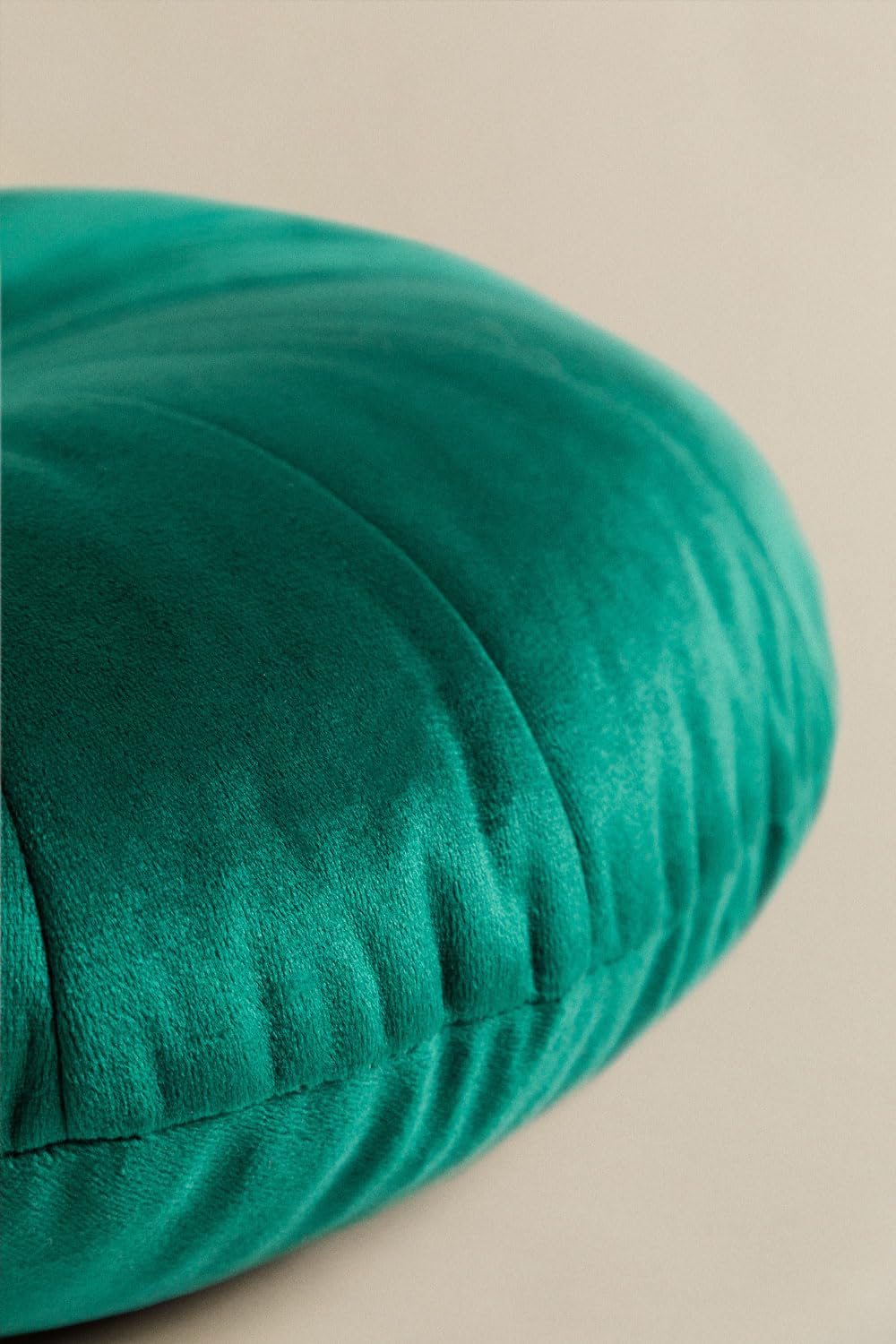 Sklum Kumba Cuscino Rotondo Ø38 cm Verde Jungle Velluto