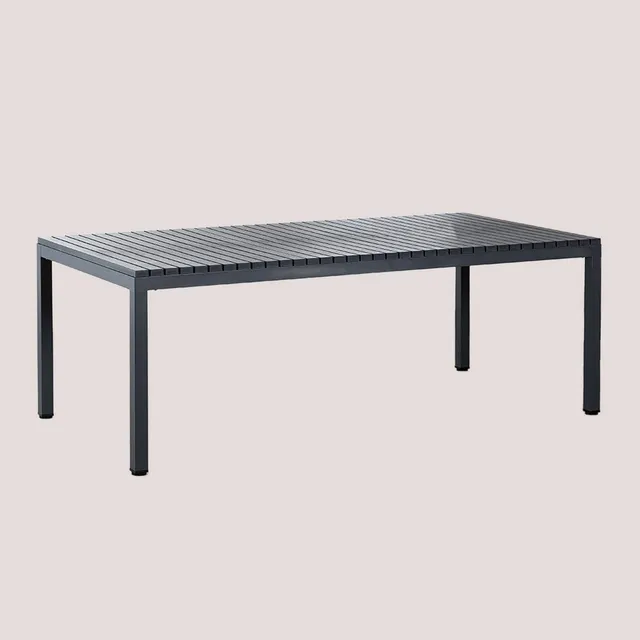 Sklum Marti Tavolo da Giardino Rettangolare 210x100 Alluminio