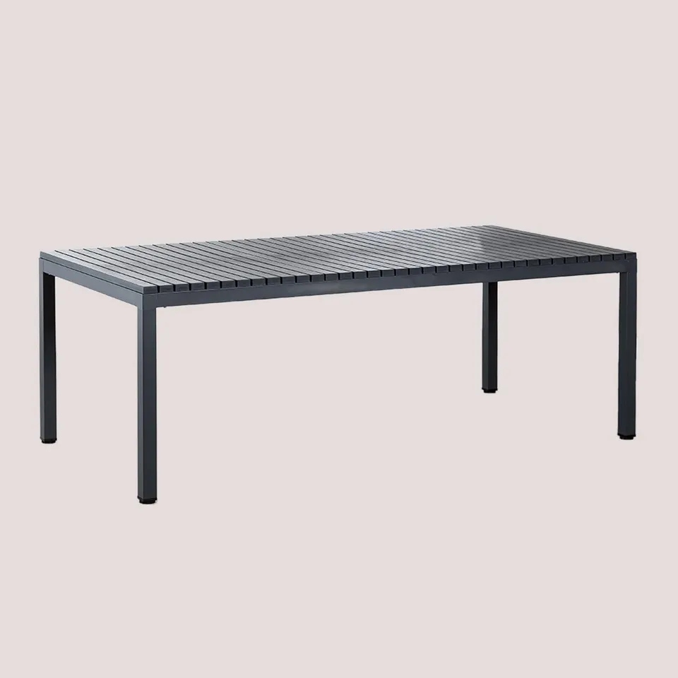 Sklum Marti Tavolo da Giardino Rettangolare 210x100 Alluminio