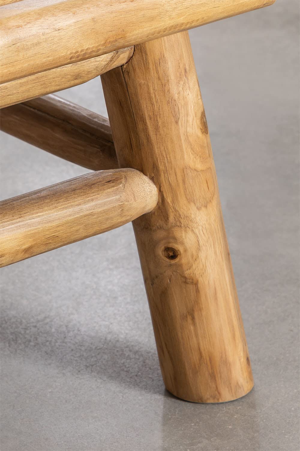 Sklum Narel Style Tavolino quadrato teak 80 cm
