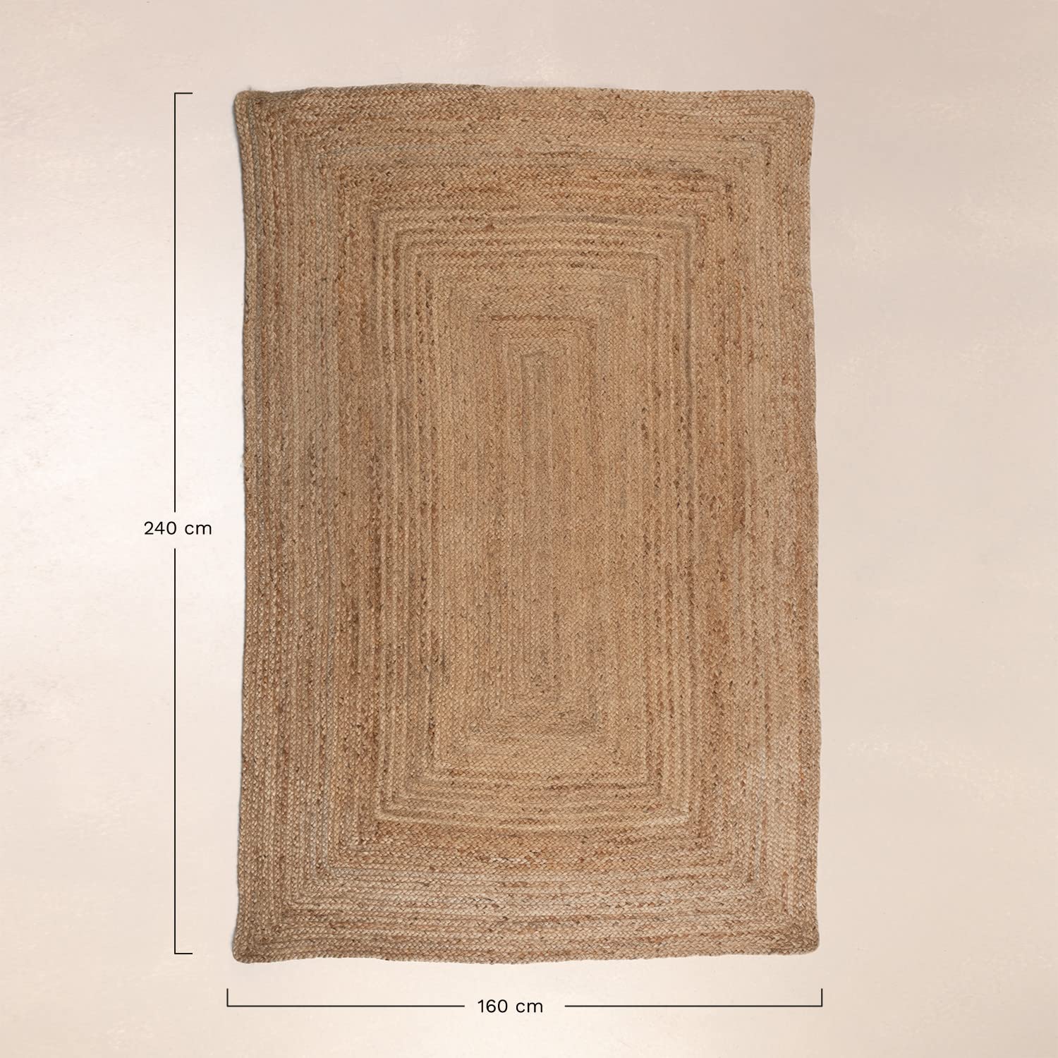 Sklum Tempo tappeto iuta naturale 240x160 cm fatto a mano