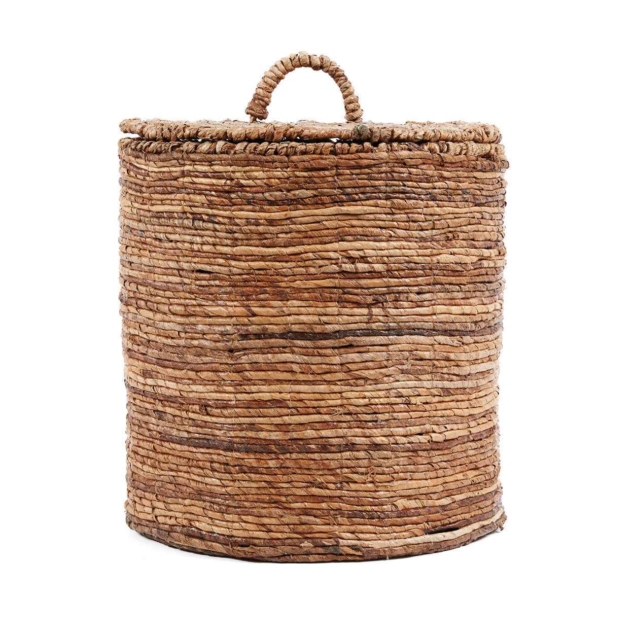 Bambua Chingon cesti foglia banana naturale M set 2 pezzi