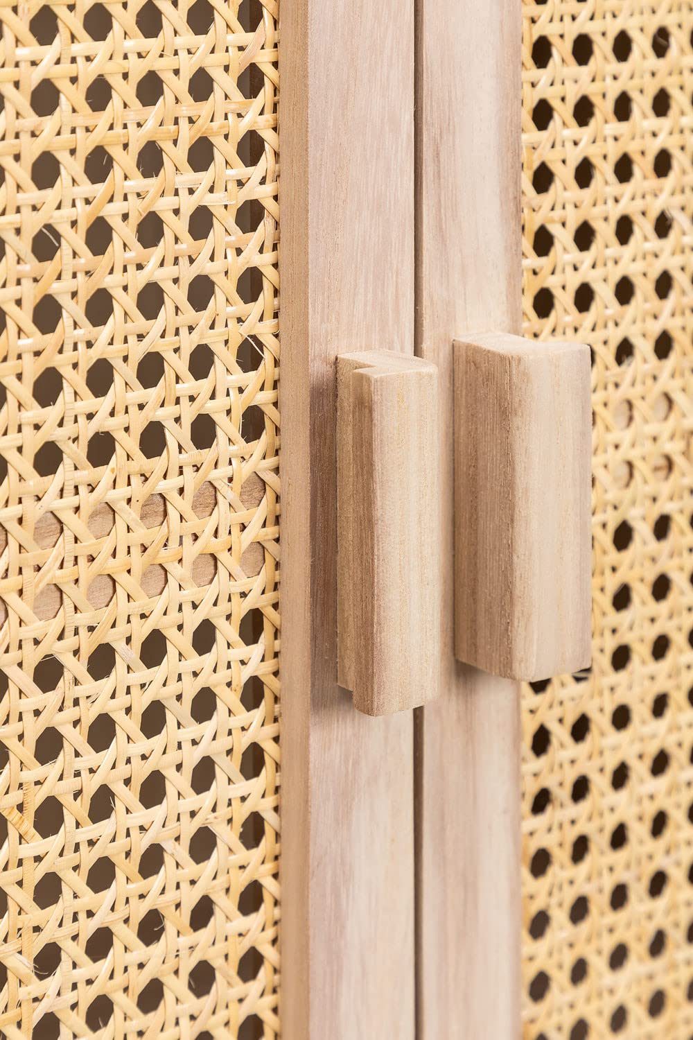 Sklum Ralik Design armadio legno naturale rattan