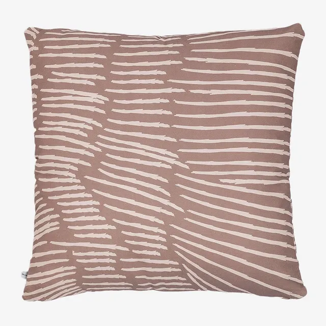 Sklum Ubongo Style federa 60x60 cotone marrone moka