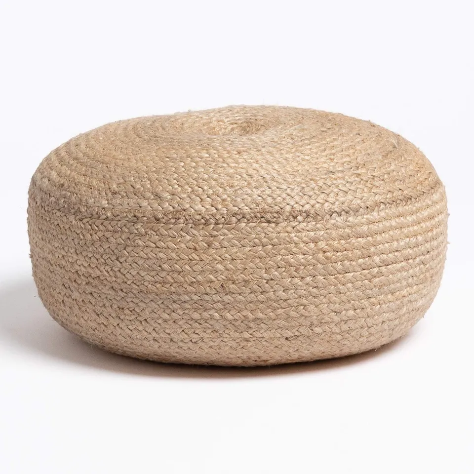 Sklum Pilew pouf rotondo in juta 50 cm